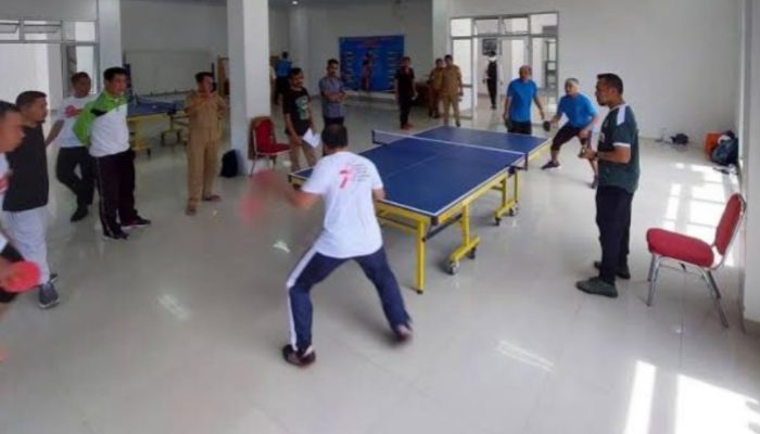 Jadi Tuan Rumah Turnamen Tenis Meja, Kadis Cipta Karya Sultra Minta Jaga Sportivitas