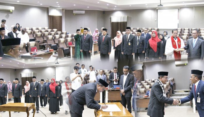 Rektor UHO Lantik 12 Pejabat Non Struktural, Berikut Daftarnya