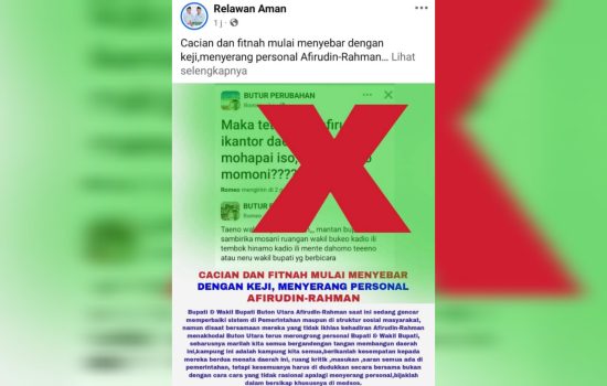 Fokus Menata Sistem Pemerintahan Butur, Afirudin &ndash; Rahman Diserang dengan Isu Personalpp