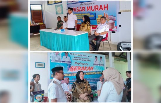 Wakil Bupati Butur Tinjau Langsung Lokasi Pasar Murah