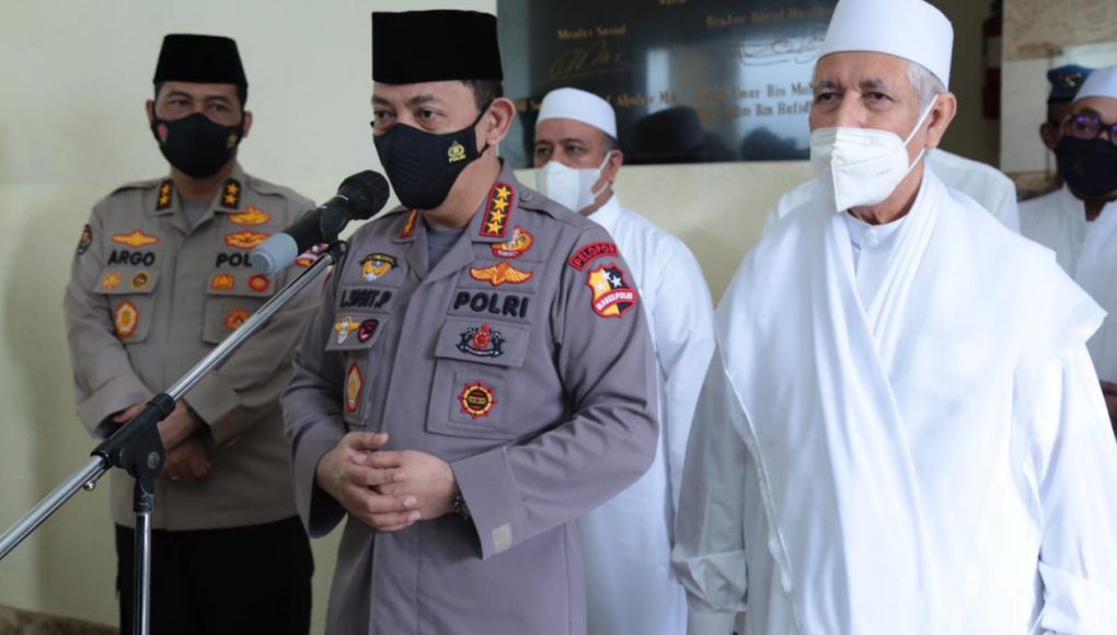 Kapolri Ajak Rabithah Alawiyah Sampaikan Pesan Harkamtibmas dengan Bahasa Umat