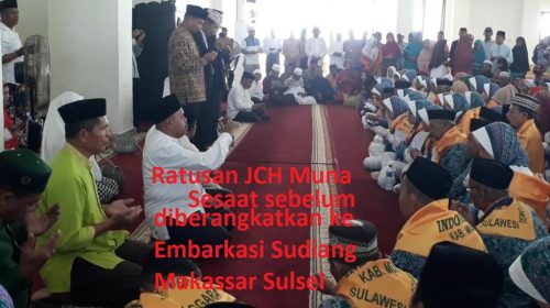 Pemda Muna Bantu 65 Jemaah Calon Haji yang Berangkat ke Mekkah
