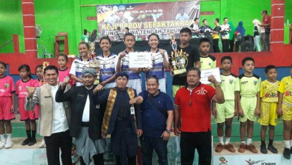 Sepak Takraw Jepara Juara Umum Kejurprov Junior 2019