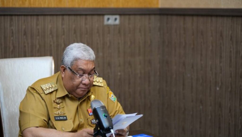 Gubernur Ali Mazi Ikuti Rakor Virtual, Mendagri Minta Pemda Kendalikan Inflasi