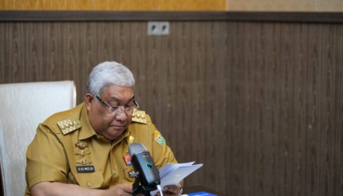 Gubernur Ali Mazi Ikuti Rakor Virtual, Mendagri Minta Pemda Kendalikan Inflasi
