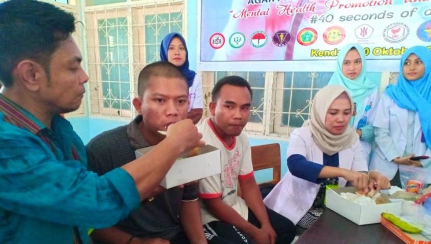Dokter dan Perawat RSJ Sultra Gelar Aksi Suap Pasien