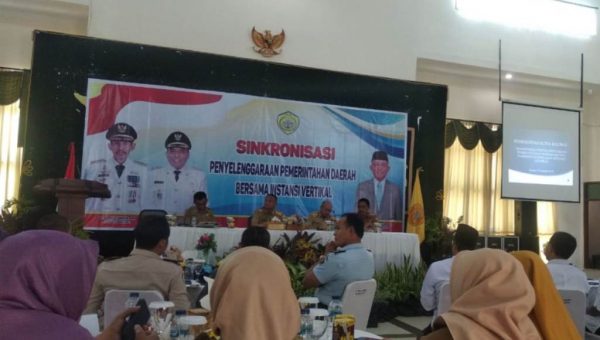 Pemkot Baubau Gelar Rapat Singkronisasi Bersama Instansi Vertikal.