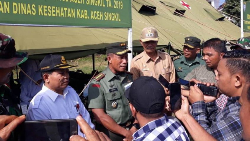 Danrem 012/TU Menghadiri Pembukaan TMMD Ke 105 Di Aceh Singkil