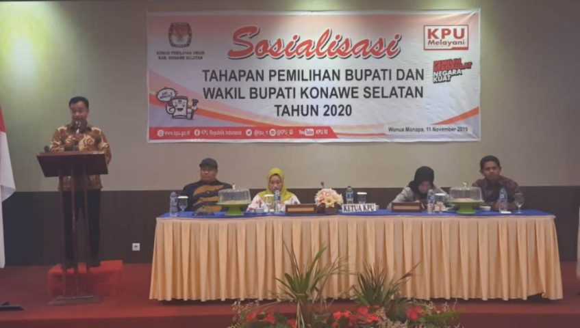 KPU Konsel Mulai Sosialisasi Tahapan Pilkada
