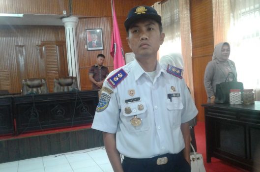 Kabid Perhubungan Darat Dishub Kota Kendari Agus Sutarto. FOTO : ODEK
