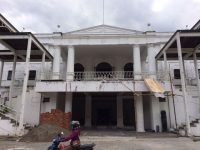 Taman Budaya Yogyakarta (TBY) yang saat kini dalam rehabilitas. FOTO : NADHIR ATTAMIMI