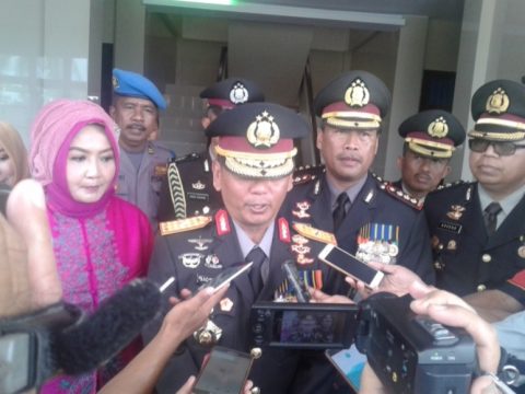 Kapolda Sultra brigjend Polisi Anap Budhi Revianto saat diwawancara sejumlah awak media beberapa waktu lalu. FOTO : DOK TEGAS