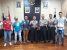 Kapolda Sultra brigjend Polisi Andap Budhi revianto saat foto bersama jajaran pelatih dan petinju asal sultra di ruang kerja kapolda. FOTO : IST