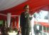 Kapolres Langsa AKBP Satya Yudha Prakasa, SIK bertindak selaku inspektur Upacara HUT Bhayangkara ke 71 di kota Langsa. FOTO : ROBY SINAGA