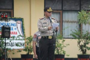 Polres Muna Gelar Pasukan PAM Rahmadniya 2017