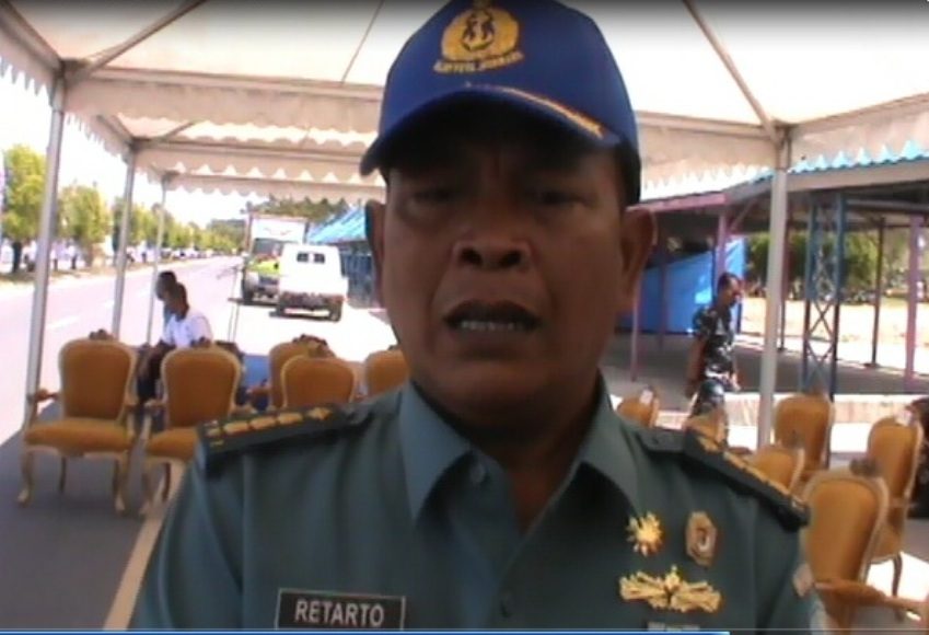 Ketua Panitia Kasal CUP Kolonel Laut Retarto. FOTO : FEBRI