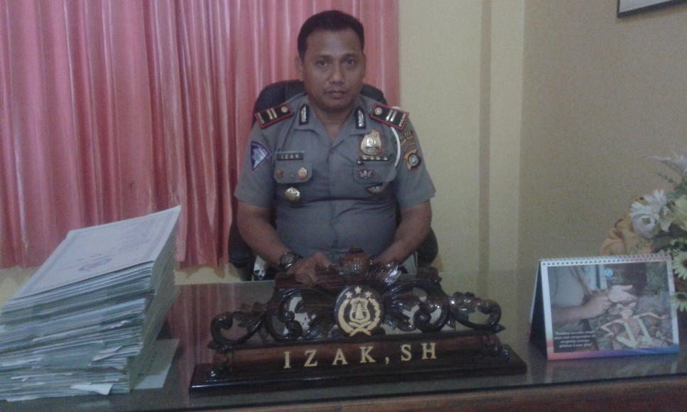 Kasat Lantas Polres Konsel Iptu Izak, SH FOTO : MAHIDIN