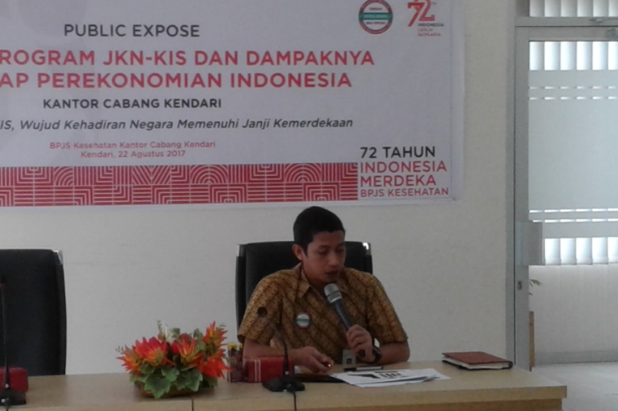 Kepala Bidang Kepesertaan dan Pelayanan Peserta Alamsyah. FOTO ; BAIM
