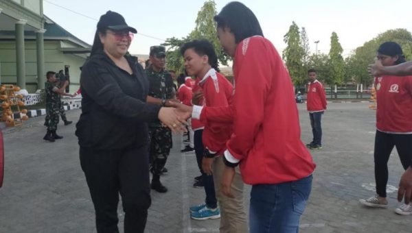 Danrem Dampingi Ketua KONI Lepas Kontingen Atlet Hand Ball ke Pra-PON