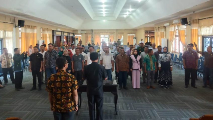 Anggota DPRD Konsel Periode 2019-2024 Ikuti Geladi Pelantikan