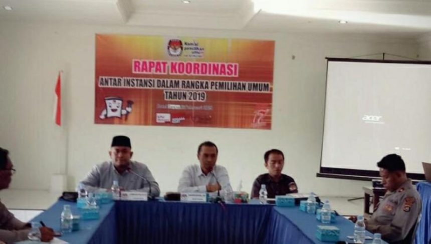 KPU Butur Gelar Rakor Antar Instansi﻿