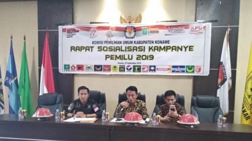 Parpol Konawe Diharapkan Untuk Mengikuti Tahapan Kampanye Sesuai Aturan