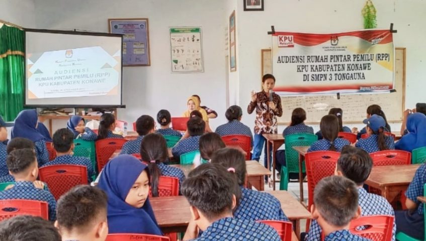 KPU Konawe Gelar Audensi RPP di Lima Sekolah