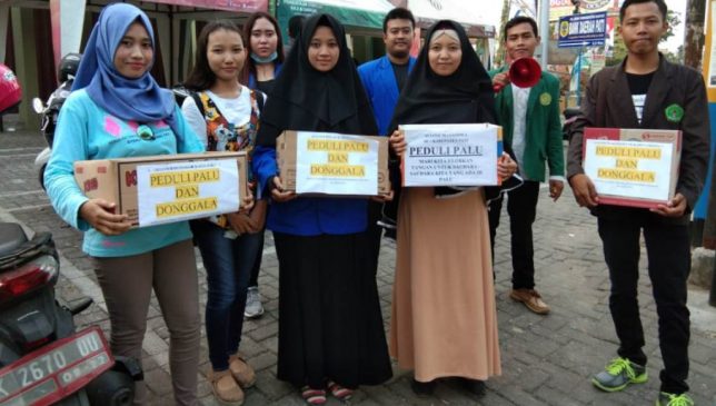 Aliansi BEM Pati Galang Dana Korban Gempa Sulteng