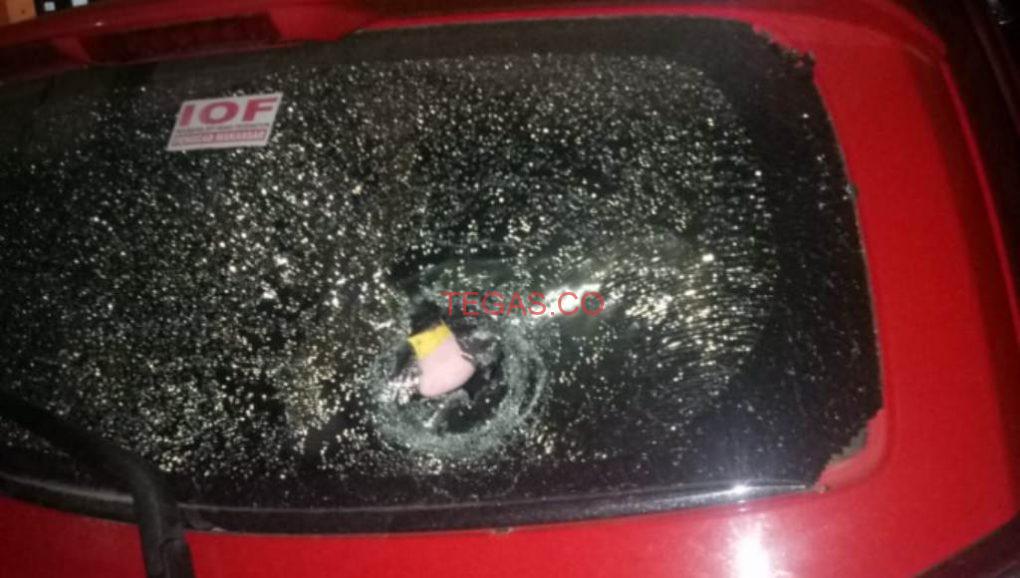 Kaca Mobil Wartawati Butur, Dihancurkan Oleh Orang Tak Dikenal﻿