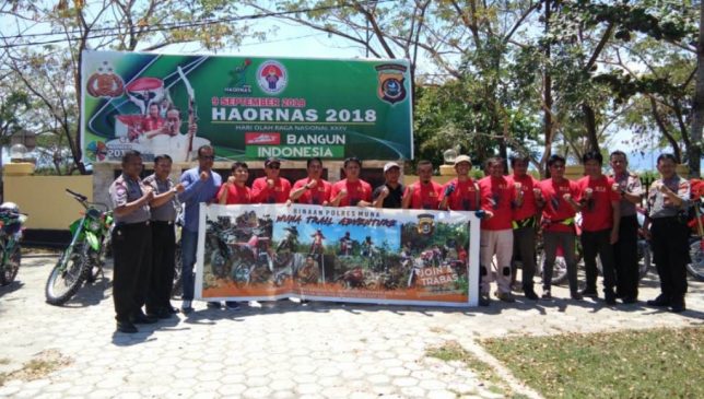 Kapolres Muna Bentuk Wuna Adventure Trail