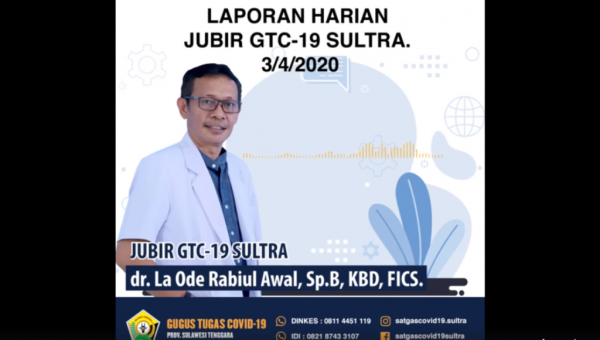 Konfirmasi Jubir Satgas Coron Sultra