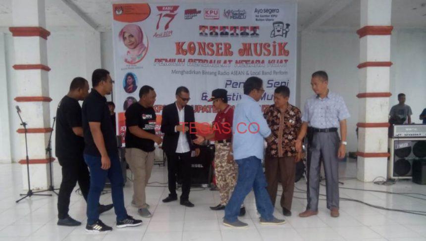 Ketua KPU Butur Resmi Buka Pentas Seni dan Festival Musik