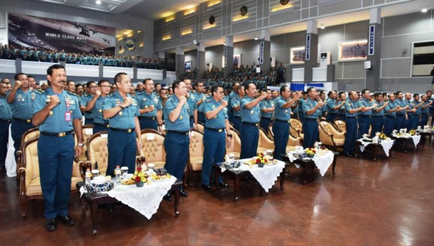 Wakasal Beri Pembekalan Pati dan Pamen TNI AL Koarmada II