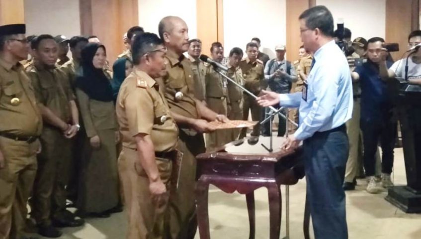 Ruksamin Kembali Mengganti 328 Pejabat