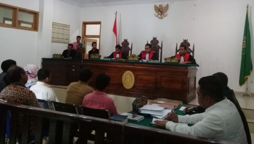 Dugaan Tindak Pidana Pemilu, Kini Nasib Laode Rafiun Ditangan Hakim