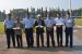Marsekal Pertama TNI Ir. Novyan Samyoga foto bersama dengan para stafnya di lanud Adi Sucjipto. FOTO : NADHIR