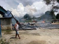 Satu Rumah Ludes Terbakar Diamuk si Jago Merah