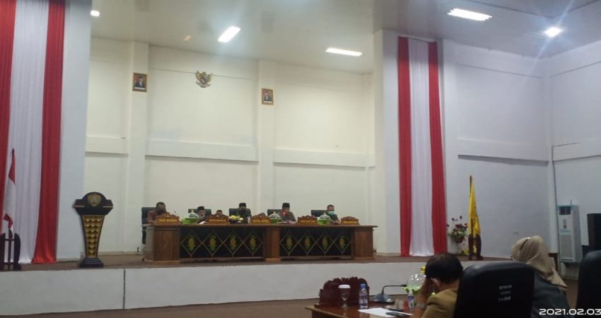 DPRD Baubau Gelar Paripurna, Berikut Hasil Keputusannya