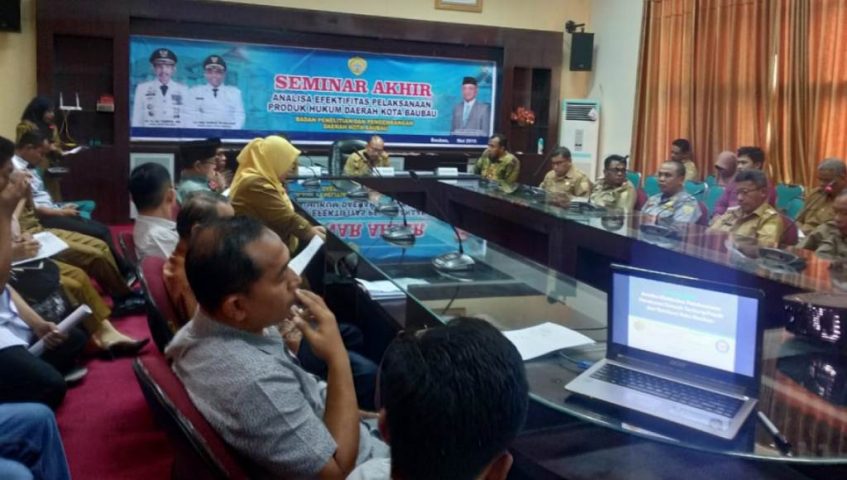 ﻿Balitbang Baubau Kaji Perda Tentang Pajak dan Retribusi 