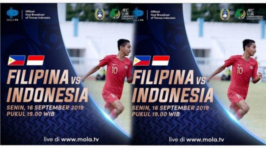 Live Streaming TIMNAS U-16 INDONESIA vs FILIPINA U-16 Kualifikasi AFC U-16 2019