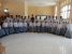 Mahasiwa Samadua, Aceh Selatan laksanakan Foto bersama dalam acara Saweu Sikula di tiga sekolah SMA/SMK. FOTO : MAN