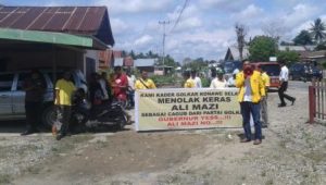 Kader Golkar Konsel Tolak Ali Mazi