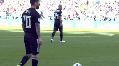 Video Cuplikan Pertandingan Argentina VS Islandia, Skor 1 - 1