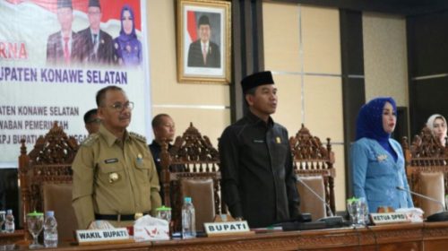 Paripurnakan LKPJ Pemda 2017, Ini Tanggapan Fraksi di DPRD Konsel