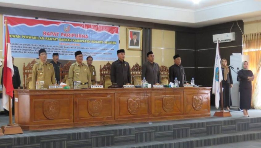 DPRD Konsel Setujui RAPBD 2020