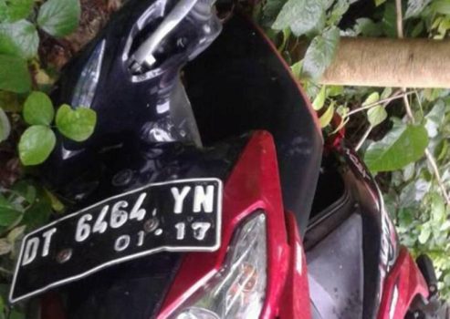 Ditemukan Motor Ini, &nbsp;Diduga Pemiliknya Jatuh di Jurang &nbsp;