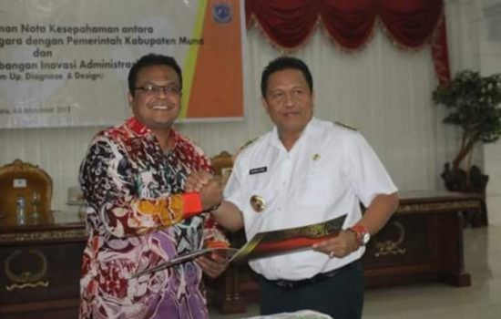 LAN RI dan Pemkab Muna Teken Nota Kesepahaman