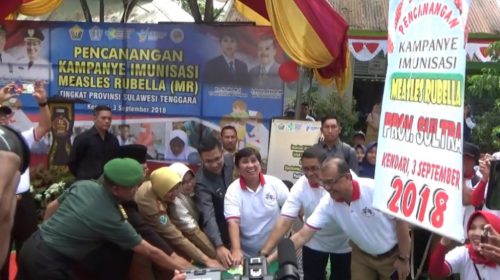 Pencanangan Imunasi Campak dan Measles Rubella, Kendari Kasus Terbanyak