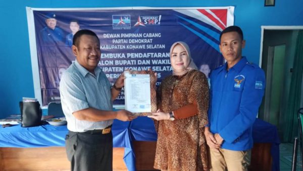 Pilbup Konsel, Yuyu Imran Daftar di Demokrat