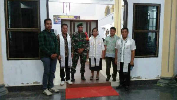 Kodim Kendari Kerahkan Babinsa Amankan Gereja dan Obyek Vital